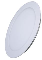 Solight LED mini panel, podhľadový, 12W, 900lm, 3000K, tenký, okrúhly, biely