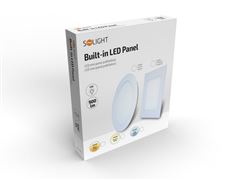 Solight LED mini panel, podhľadový, 12W, 900lm, 3000K, tenký, okrúhly, biely