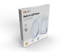 Solight LED mini panel, podhľadový, 18W, 1530lm, 4000K, tenký, štvorcový, biely