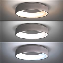 Solight LED stropné svetlo okrúhle Treviso, 48W, 2880lm, stmievateľné, diaľkové ovládanie, sivá