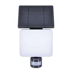 Solight LED solárne svetlo so senzorom, 11W, 1200lm, 3CCT, Li-Ion, čierna