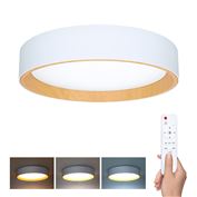 Solight LED osvetlenie s diaľkovým ovládačom Larios White, 48W, 3360lm, 39cm, zmena chromatickosti, stmievateľná